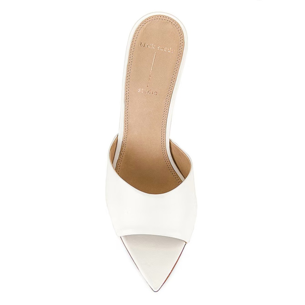 REVOLVE White Heeled Mules - Picture 4 of 10
